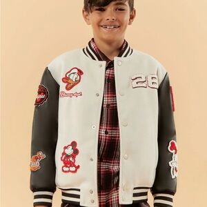 Disney X Forever 21 Varsity Letterman Jacket Kids 11/12